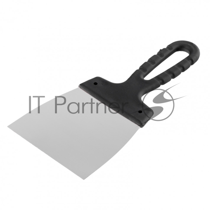 Шпательная лопатка из нержавеющей стали, 100 мм, пластмассовая ручка//Sparta