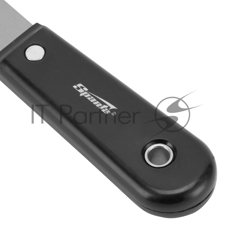 Шпательная лопатка стальная, 25 мм, полированная, пластмассовая ручка// Sparta