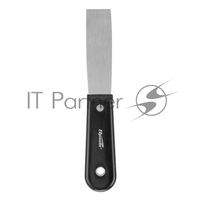 Шпательная лопатка стальная, 25 мм, полированная, пластмассовая ручка// Sparta