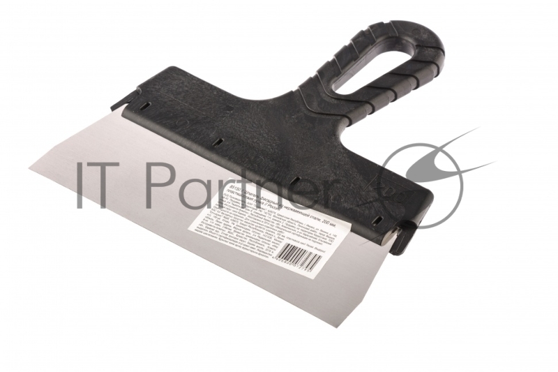 Шпатель фасадный из нержавеющей стали, 200 мм, пластмассовая ручка // Sparta