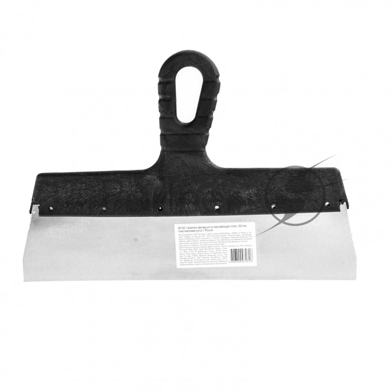 Шпатель фасадный из нержавеющей стали, 300 мм, пластмассовая ручка // Sparta