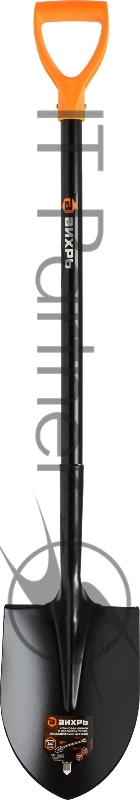 Штыковая лопата с изогнутой тулей