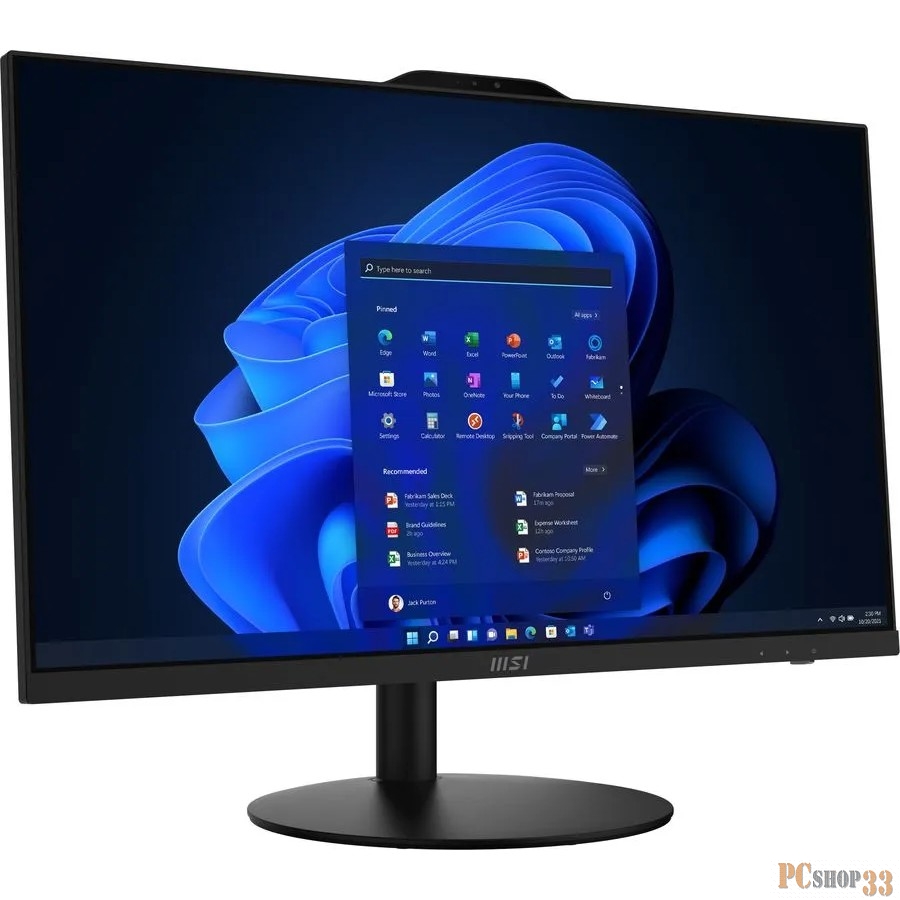 Моноблок MSI Pro AP272 13M-245RU 27 Full HD i7 13700 (2.1) 16Gb SSD1Tb UHDG 730 Windows 11 Professional GbitEth WiFi BT 120W черный 1920x1080