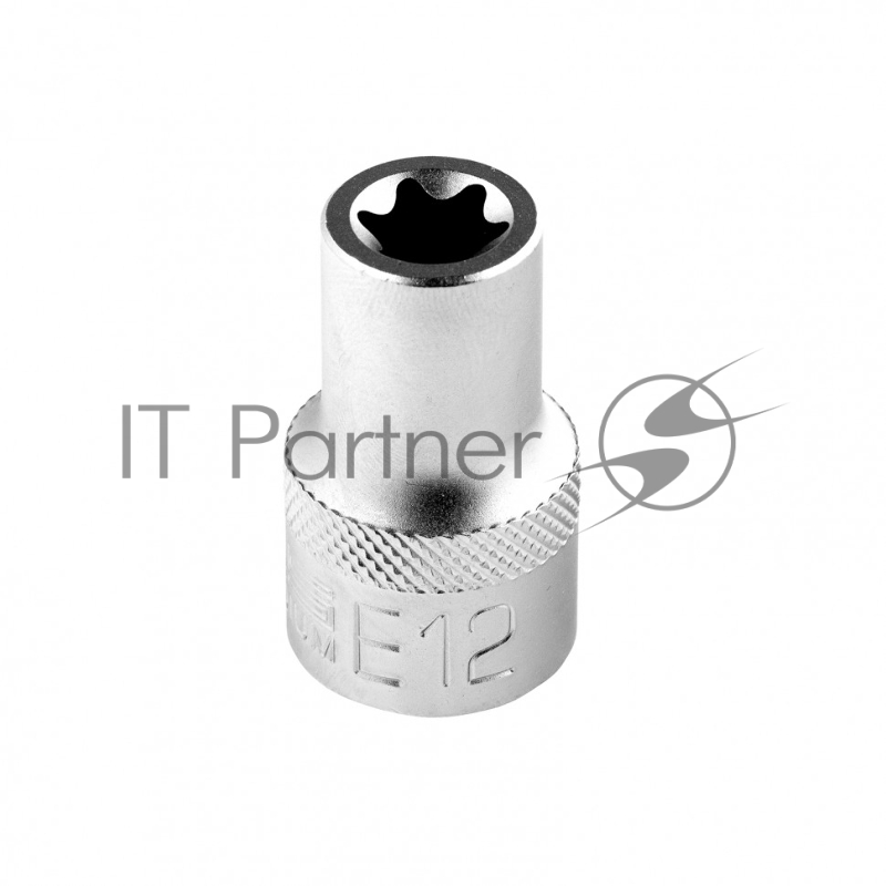 Головка торцевая 1/2, Е12, CrV// Stels