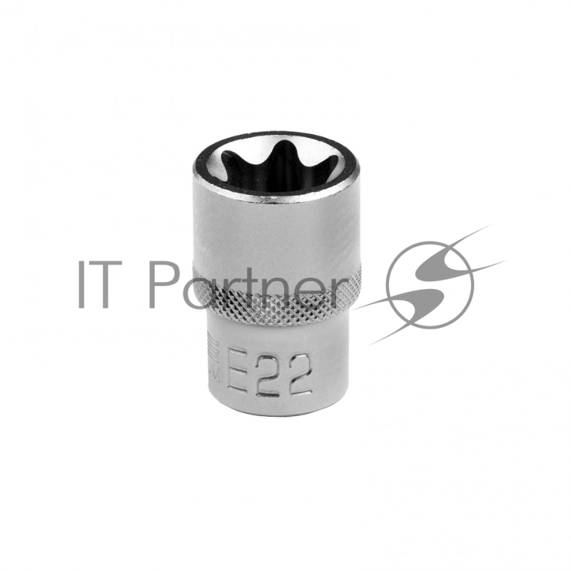 Головка торцевая 1/2, Е22, CrV// Stels