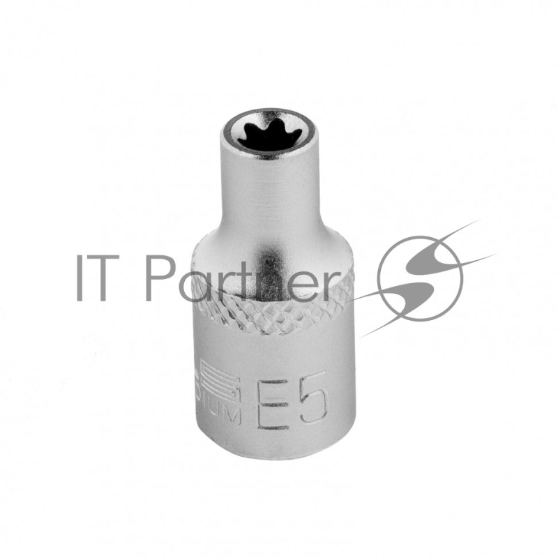 Головка торцевая 1/4, Е5, CrV// Stels