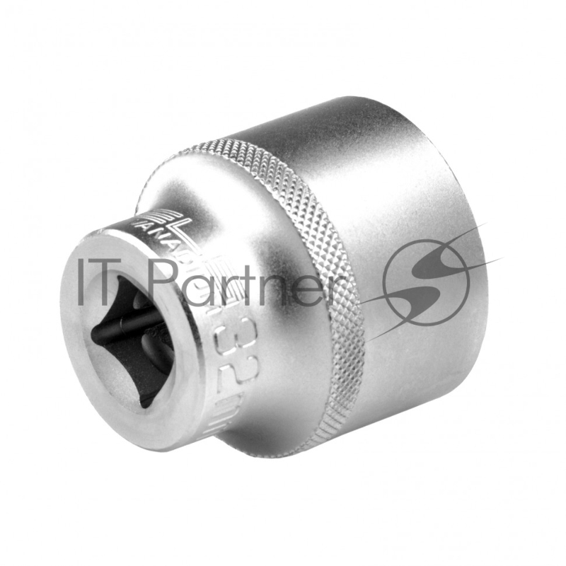 Головка торцевая, 32 мм, 12-гранная, CrV, 1/2, хромированная// Stels