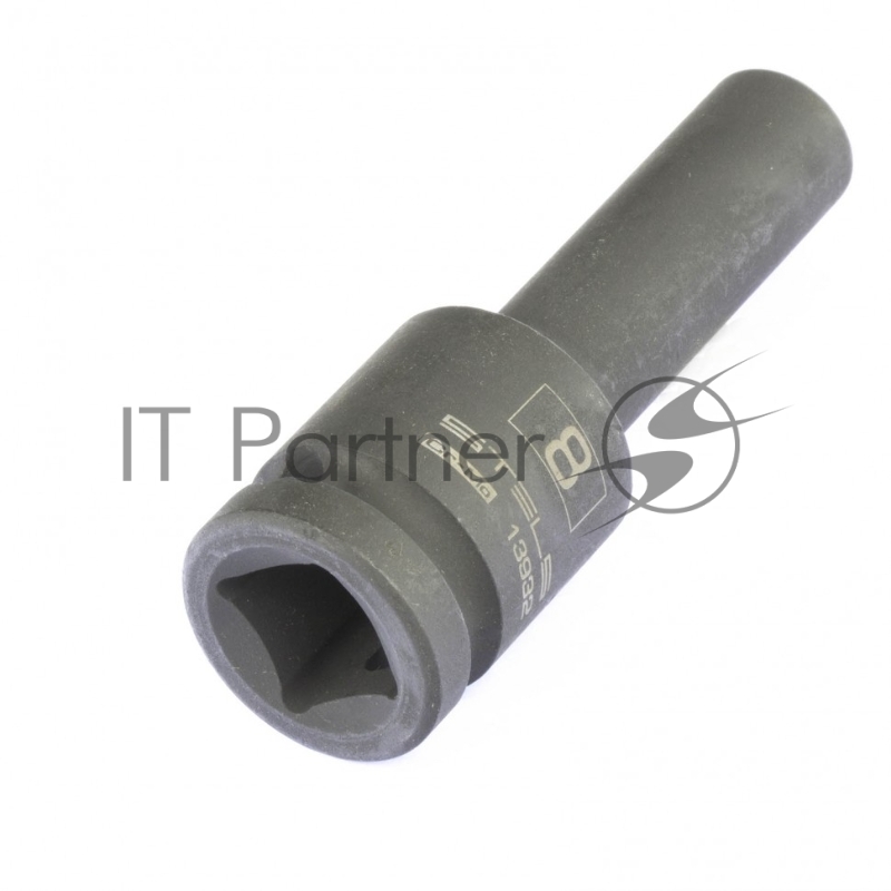 Головка ударная удлиненная шестигранная, 8 мм, 1/2, CrMo// Stels