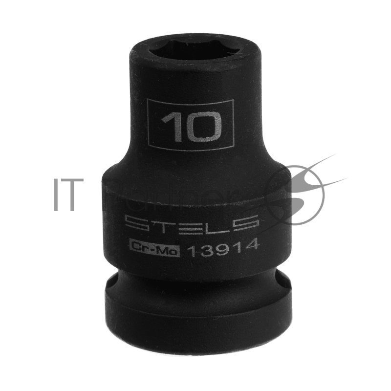 Головка ударная шестигранная, 10 мм, 1/2, CrMo// Stels