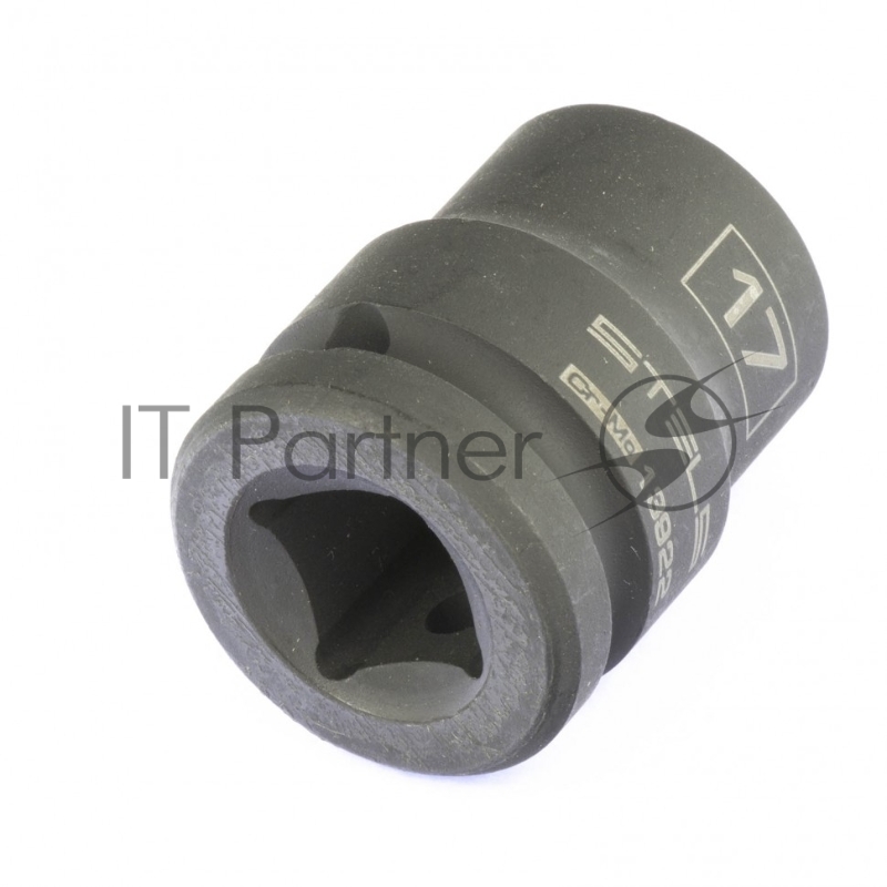 Головка ударная шестигранная, 17 мм, 1/2, CrMo// Stels