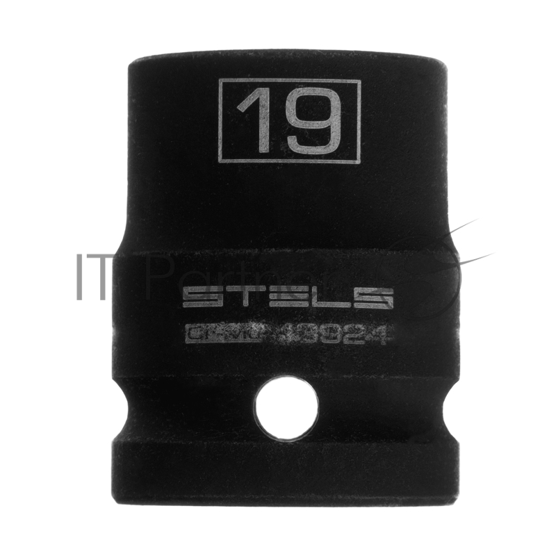 Головка ударная шестигранная, 19 мм, 1/2, CrMo// Stels