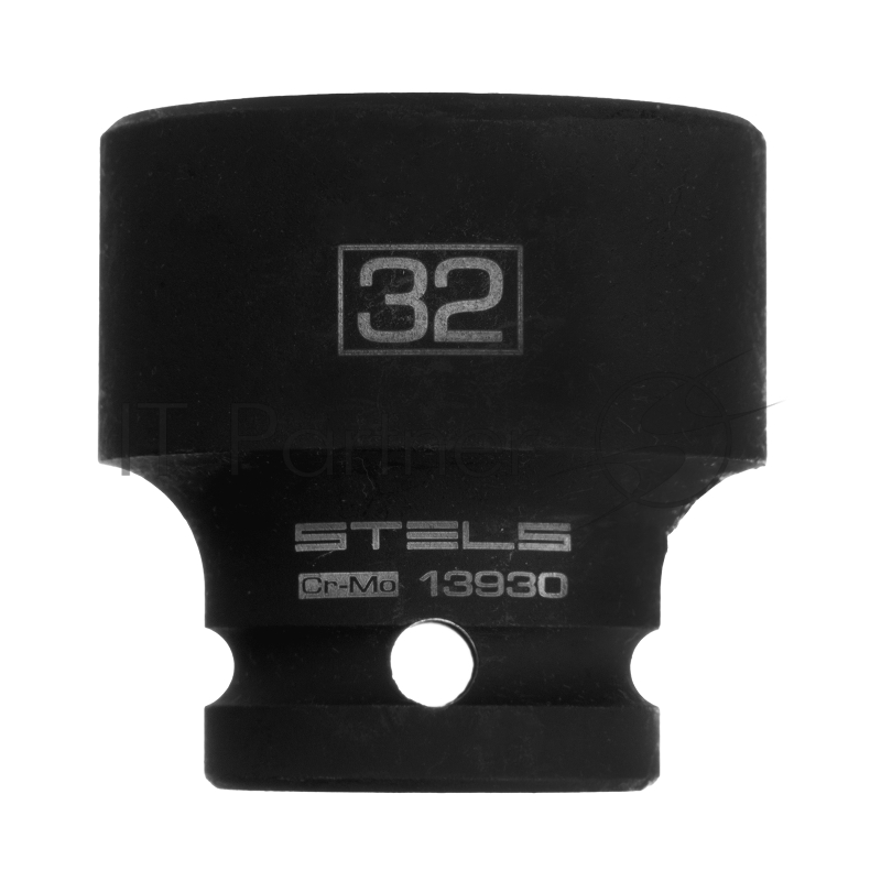 Головка ударная шестигранная, 32 мм, 1/2, CrMo// Stels