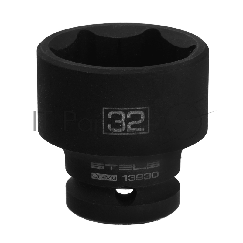 Головка ударная шестигранная, 32 мм, 1/2, CrMo// Stels