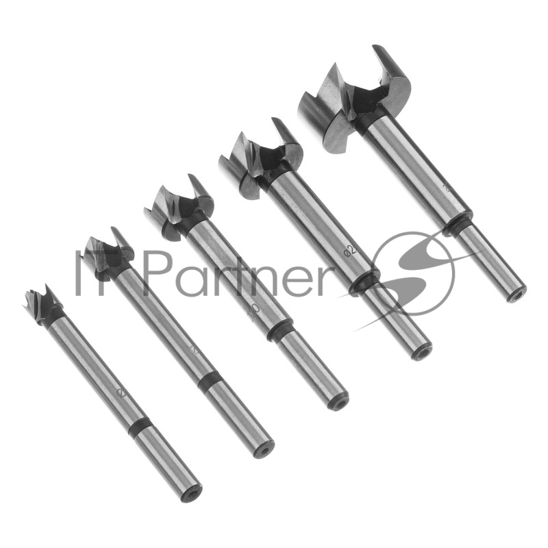 Набор сверл Форстнера по дереву, 10-15-20-25-35 мм, 5 шт, в дерев. боксе, цилин.хвостовик// Sparta