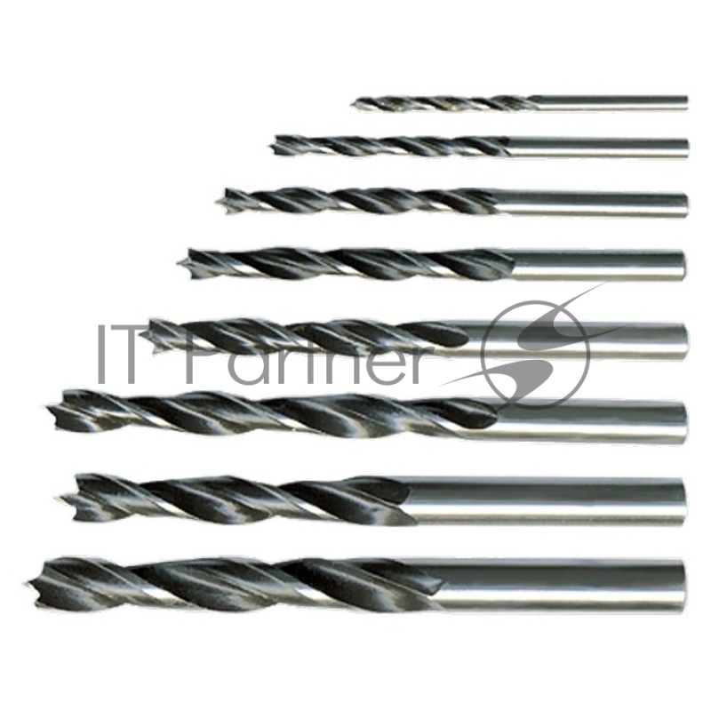 Набор сверл по дереву, 4-5-6-8-10 мм, 5 шт., цилиндрический хвостовик// Sparta