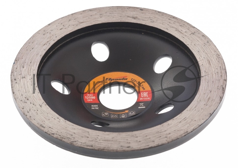 Чашка алмазная зачистная, 125 мм, сплошная// Sparta