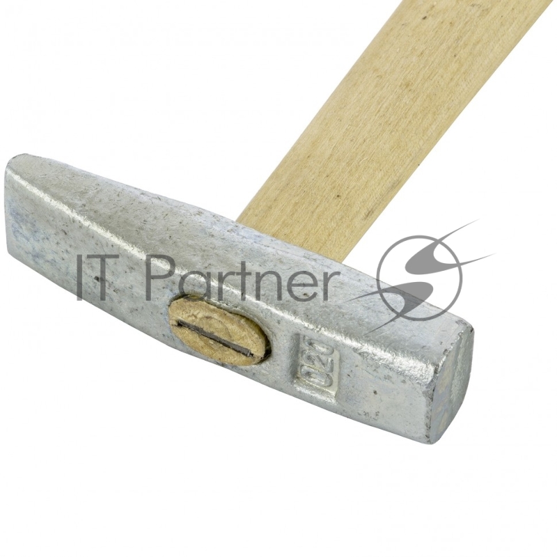 Молоток слесарный, 200 г, квадратный боек, деревянная рукоятка// Россия