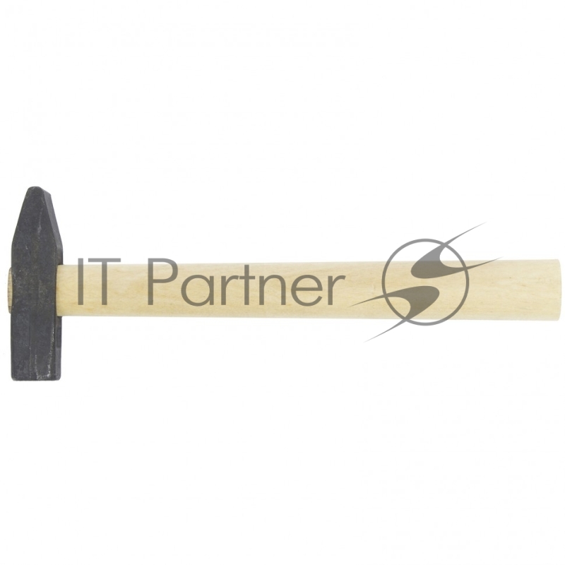 Молоток слесарный, 500 г, квадратный боек, деревянная рукоятка// Россия