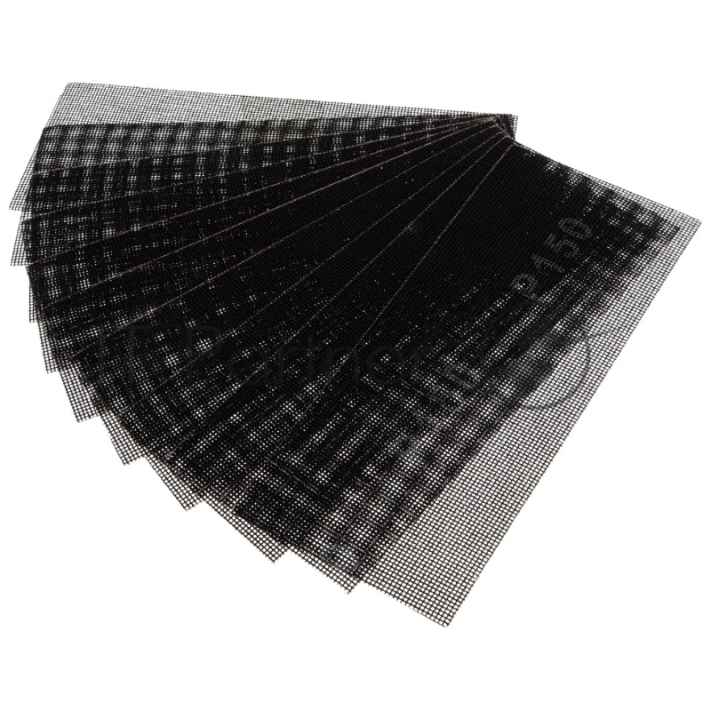 Сетка абразивная, P 150, 115 х 280 мм, 10 шт.// Sparta