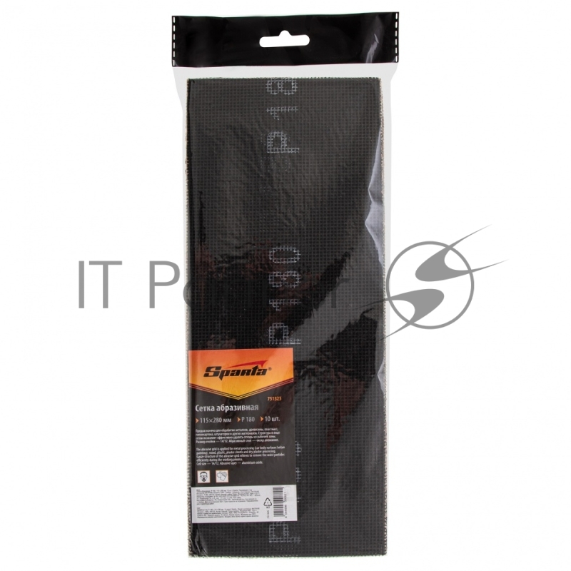Сетка абразивная, P 180, 115 х 280 мм, 10 шт.// Sparta