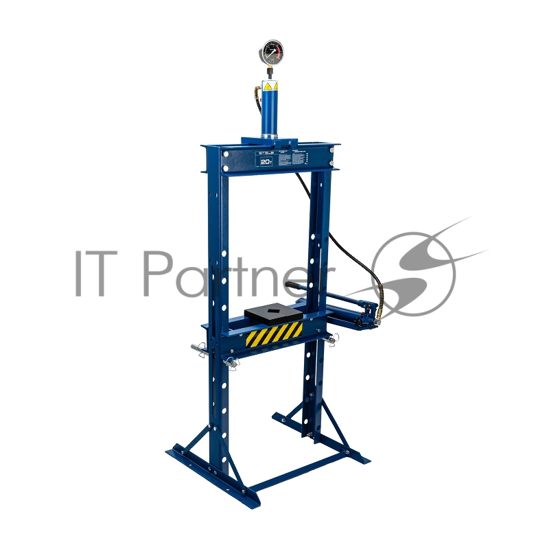 Пресс гидравлический с манометром, 20 т (комплект из 2 частей)// Stels