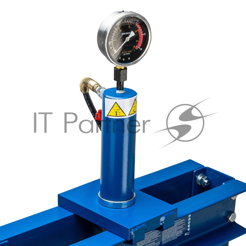 Пресс гидравлический с манометром, 20 т (комплект из 2 частей)// Stels