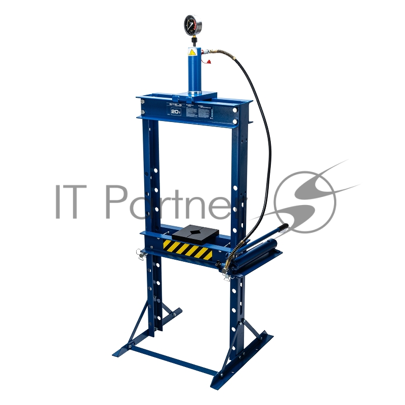 Пресс гидравлический с манометром, 20 т (комплект из 2 частей)// Stels