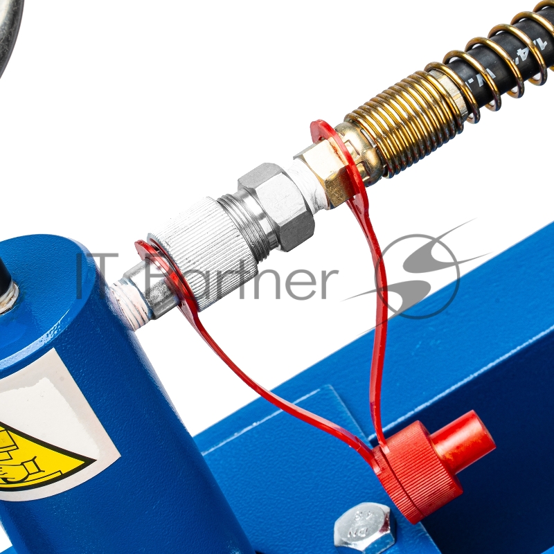 Пресс гидравлический с манометром и педалью, 12 т (комплект из 2 частей)// Stels