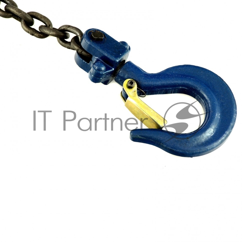 Таль цепная, 1 т, h подъема 2,5 м, расстояние между крюками 350 мм// Stels