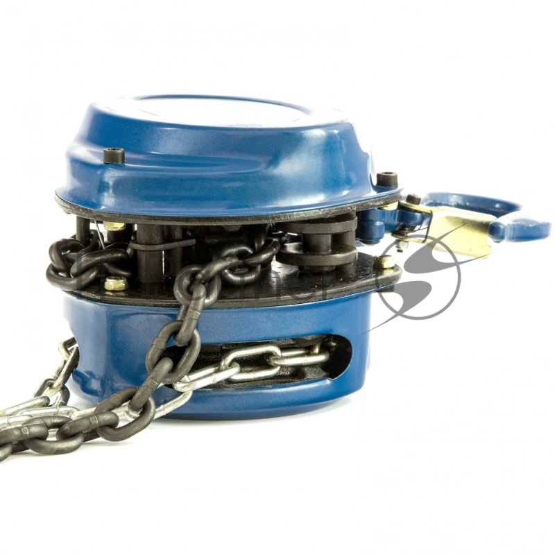 Таль цепная, 1 т, h подъема 2,5 м, расстояние между крюками 350 мм// Stels