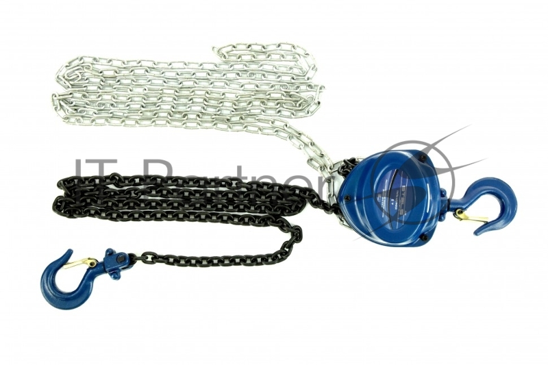 Таль цепная, 2 т, h подъема 2,5 м, расстояние между крюками 400 мм// Stels