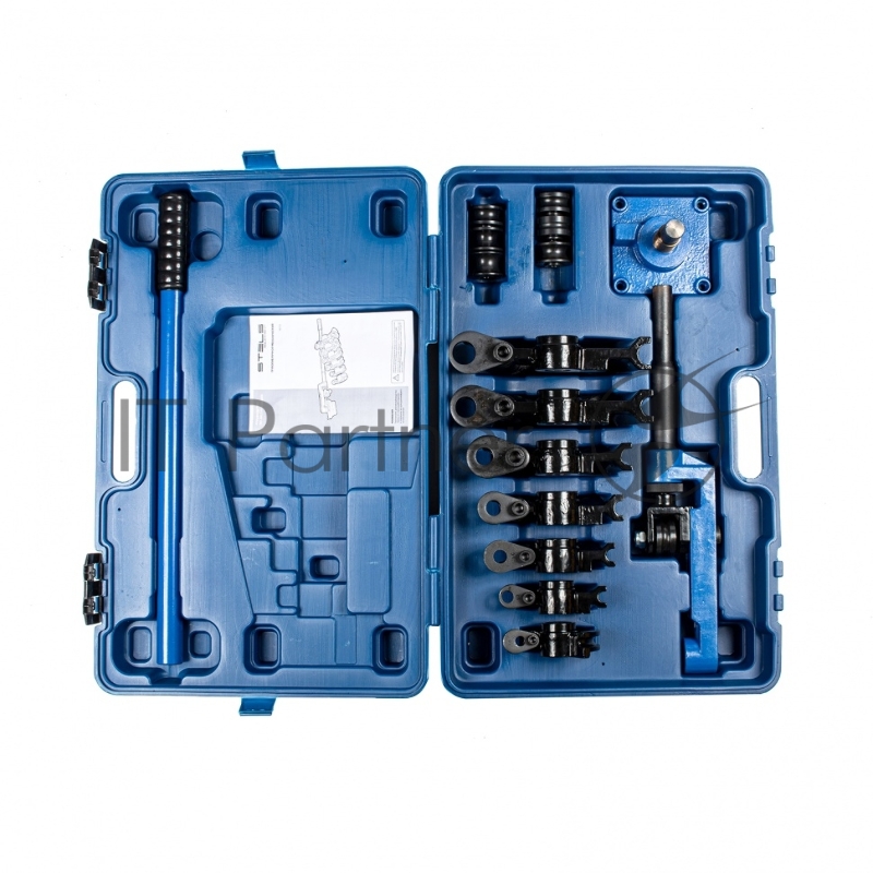 Трубогиб ручной механический, башмаки 3/8–1, в пластиковом кейсе// Stels