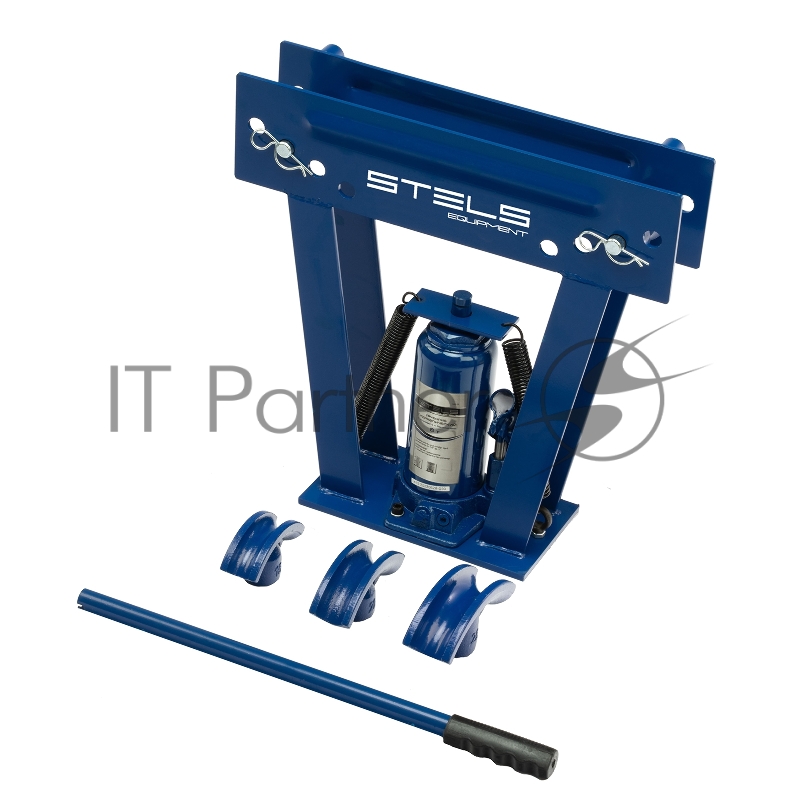 Трубогиб гидравлический, 8 т, в комплекте с башмаками 1/2–1,пласт. кейс.// Stels