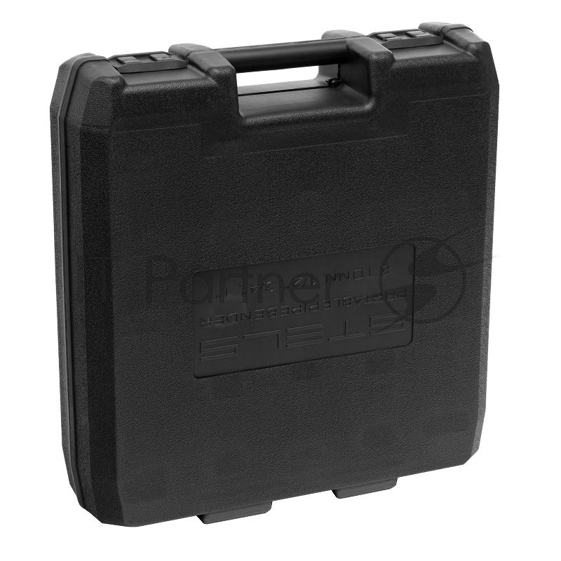 Трубогиб гидравлический, 8 т, в комплекте с башмаками 1/2–1,пласт. кейс.// Stels