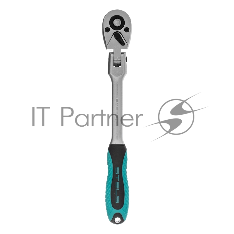 Ключ трещотка 1/4, 72 зуба, с быстрым сбросом. шарнирная СrV // Stels