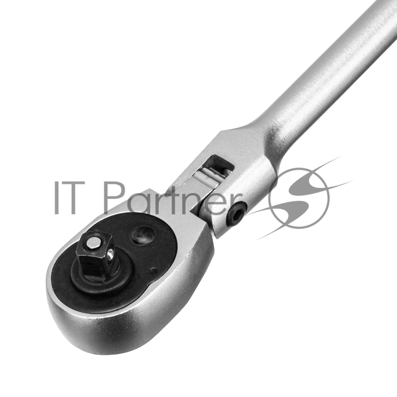 Ключ трещотка 1/4, 72 зуба, с быстрым сбросом. шарнирная СrV // Stels