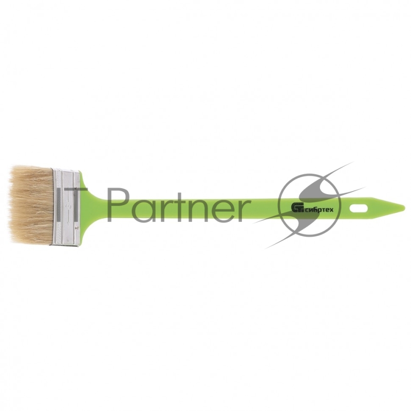 Кисть радиаторная 75 мм, натуральная щетина, пластиковая ручка// Сибртех