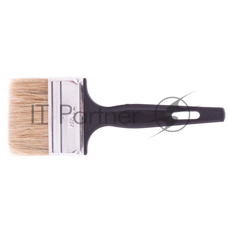 Кисть флейцевая Стандарт, 70*6, натуральная щетина, пластиковая ручка// Сибртех