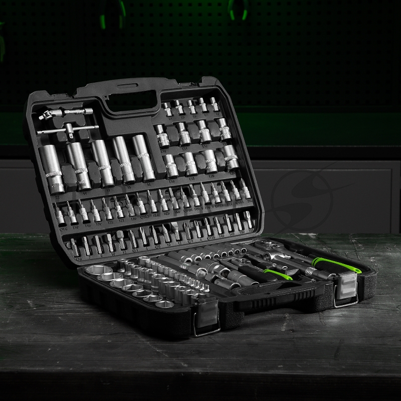 Набор инструмента 94 предмета, 1/2, 1/4// Сибртех