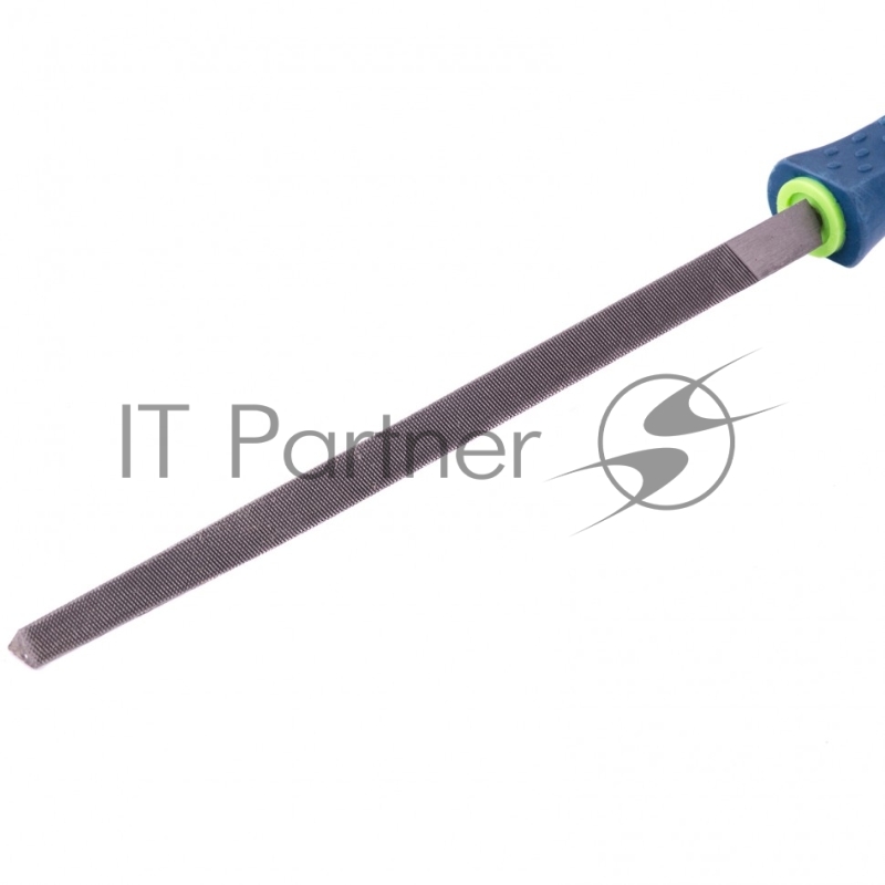 Напильник, 200 мм, трехгранный, двухкомпонентная рукоятка, №2// Сибртех