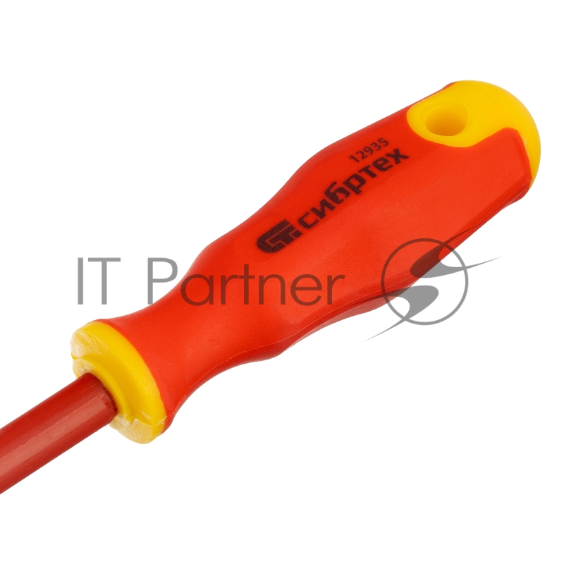 Отвертка диэлектрическая SL6,5 х 150 мм, до 1000 В, двухкомпонентная рукоятка// Сибртех