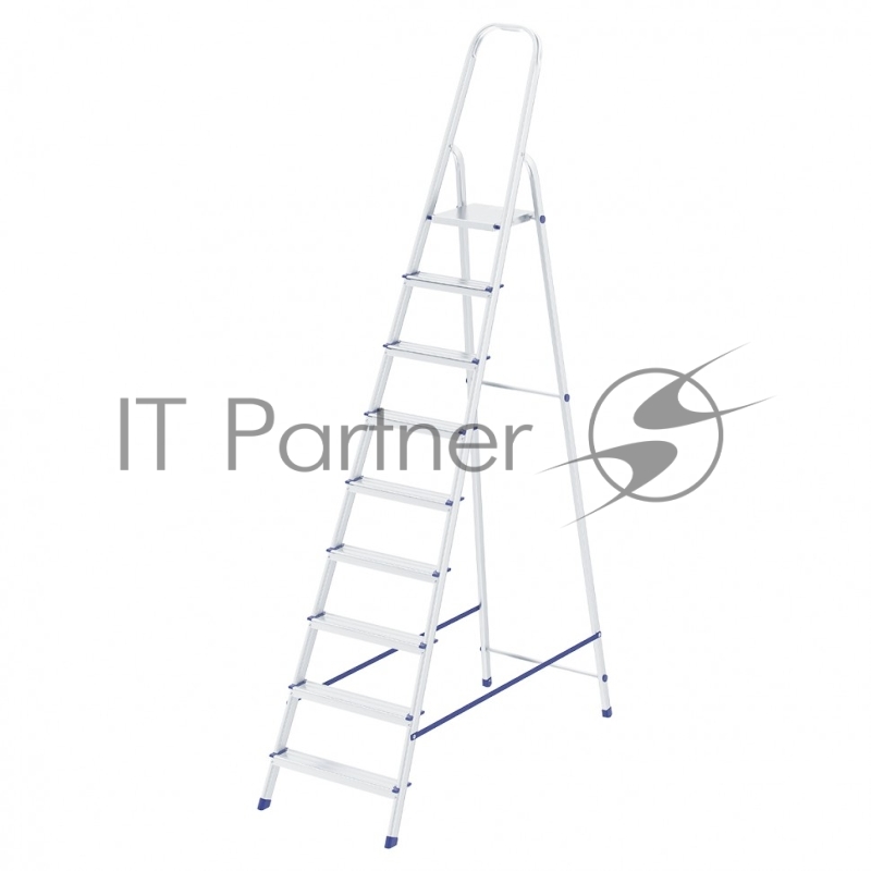 Стремянка, 9 ступеней, алюминиевая, Россия// Сибртех