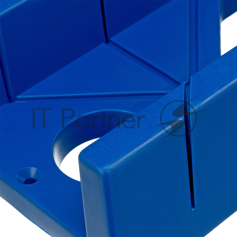 Стусло пластиковое синее,4 угла для запила+пила 450мм// Сибртех