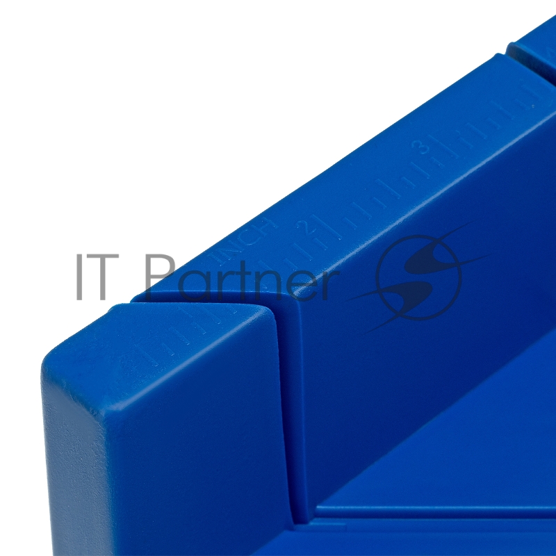 Стусло пластиковое синее,4 угла для запила+пила 450мм// Сибртех