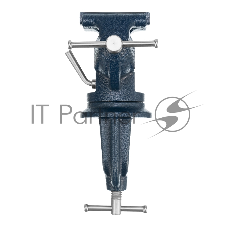 Тиски слесарные, настольные, поворотные, ширина рабочих губок 50 мм, наковальня// Сибртех