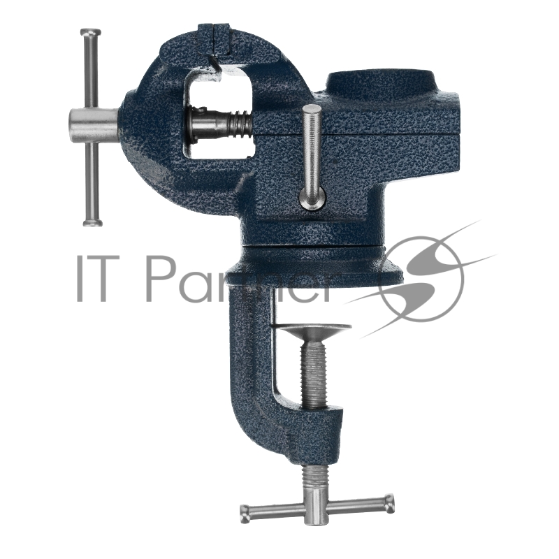 Тиски слесарные, настольные, поворотные, ширина рабочих губок 50 мм, наковальня// Сибртех