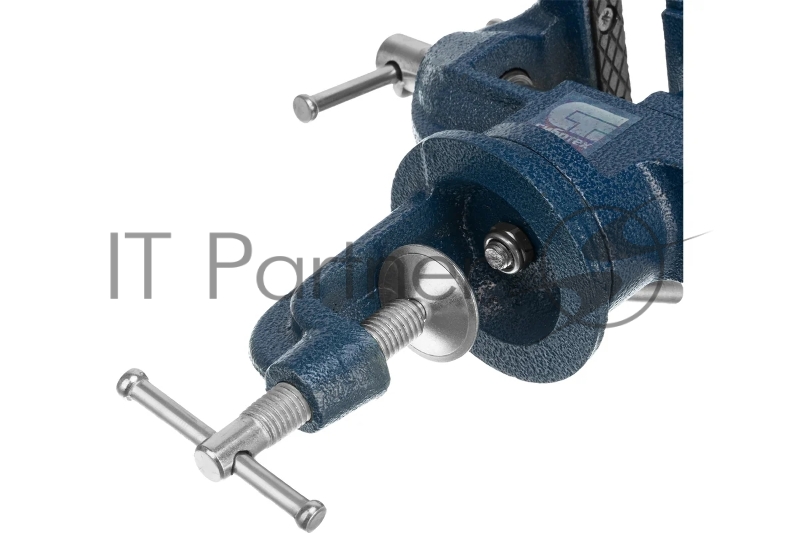 Тиски слесарные, настольные, поворотные, ширина рабочих губок 50 мм, наковальня// Сибртех