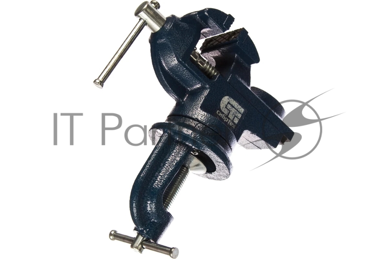 Тиски слесарные, настольные, поворотные, ширина рабочих губок 50 мм, наковальня// Сибртех