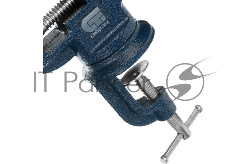 Тиски слесарные, настольные, поворотные, ширина рабочих губок 50 мм, наковальня// Сибртех