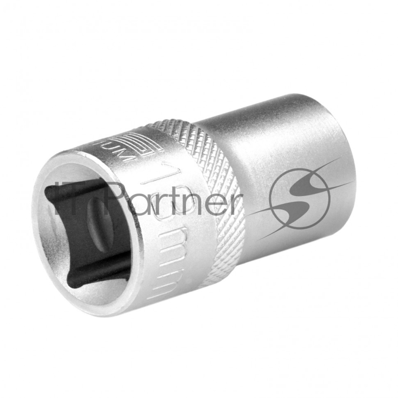Головка торцевая, 13 мм, 12-гранная, CrV, под квадрат 1/2, хромированная// Stels